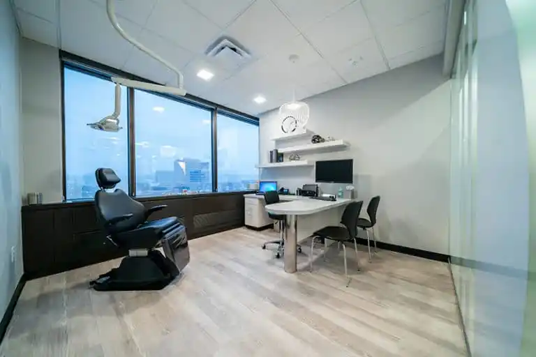 treatment room side view